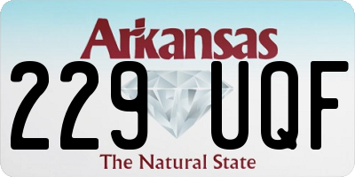 AR license plate 229UQF