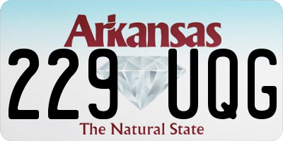 AR license plate 229UQG