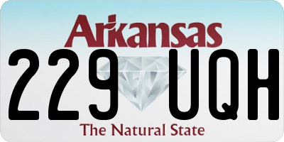 AR license plate 229UQH