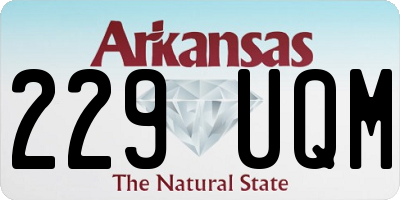 AR license plate 229UQM