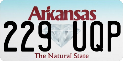 AR license plate 229UQP