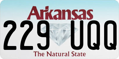 AR license plate 229UQQ
