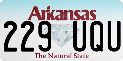 AR license plate 229UQU