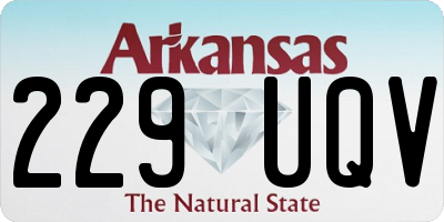 AR license plate 229UQV