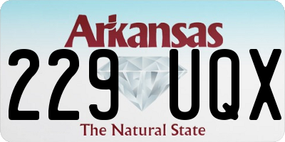 AR license plate 229UQX