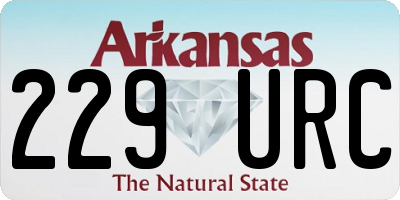 AR license plate 229URC