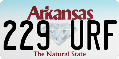 AR license plate 229URF