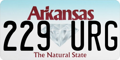 AR license plate 229URG