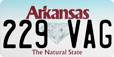 AR license plate 229VAG
