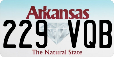 AR license plate 229VQB