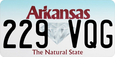 AR license plate 229VQG