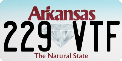 AR license plate 229VTF
