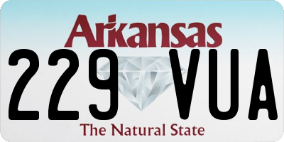 AR license plate 229VUA