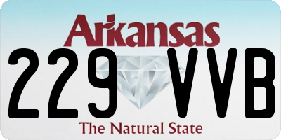 AR license plate 229VVB