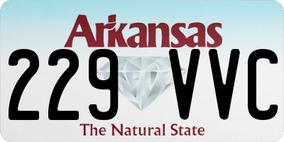 AR license plate 229VVC