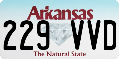 AR license plate 229VVD