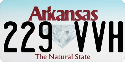 AR license plate 229VVH