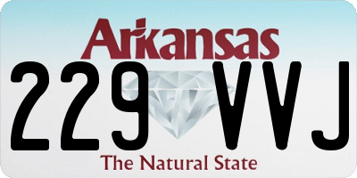 AR license plate 229VVJ