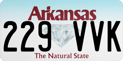 AR license plate 229VVK