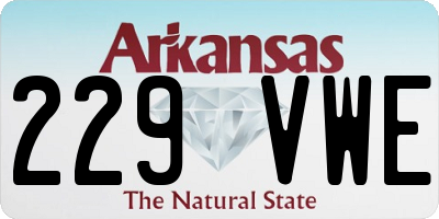AR license plate 229VWE