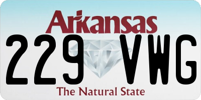 AR license plate 229VWG