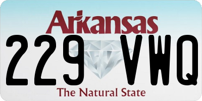 AR license plate 229VWQ
