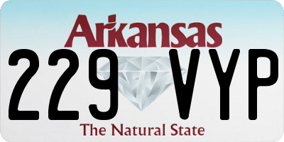 AR license plate 229VYP