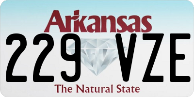 AR license plate 229VZE