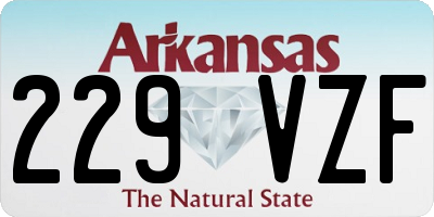 AR license plate 229VZF