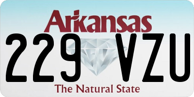 AR license plate 229VZU