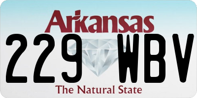 AR license plate 229WBV