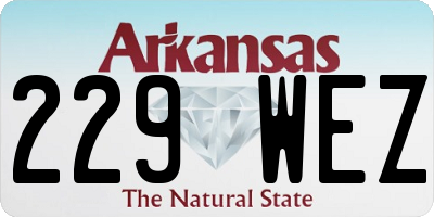AR license plate 229WEZ