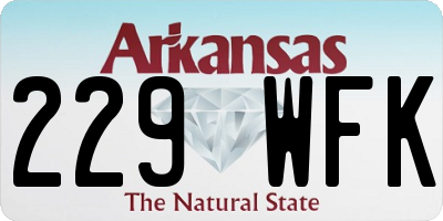 AR license plate 229WFK