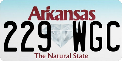AR license plate 229WGC