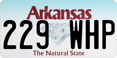 AR license plate 229WHP