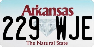 AR license plate 229WJE