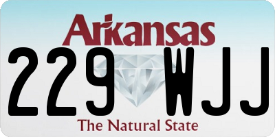 AR license plate 229WJJ