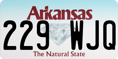 AR license plate 229WJQ