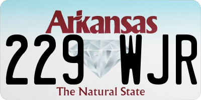 AR license plate 229WJR