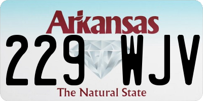 AR license plate 229WJV