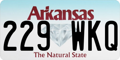 AR license plate 229WKQ