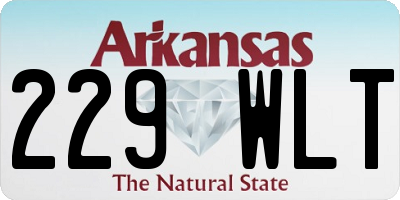 AR license plate 229WLT