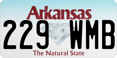 AR license plate 229WMB
