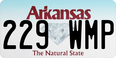 AR license plate 229WMP