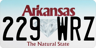 AR license plate 229WRZ