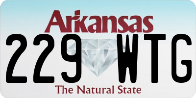 AR license plate 229WTG