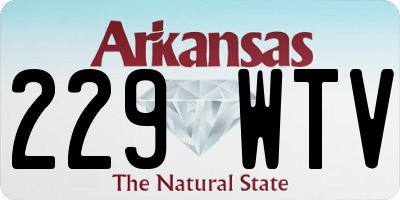 AR license plate 229WTV