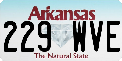 AR license plate 229WVE