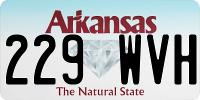 AR license plate 229WVH