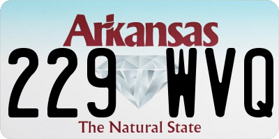 AR license plate 229WVQ